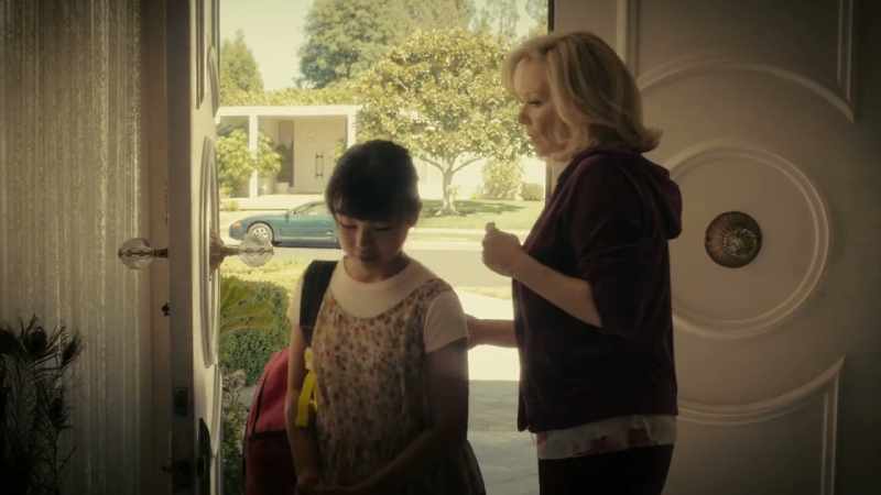 My mom had to drop me off... [mumbling]
