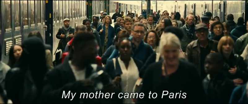 My mother came to Paris