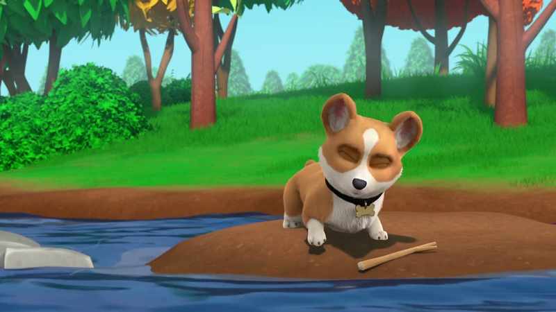 My name's Scout and I live over there