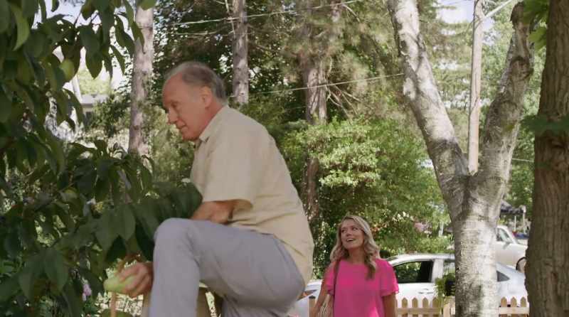 My neighbor Claudette's making e about stealing my quince fruit