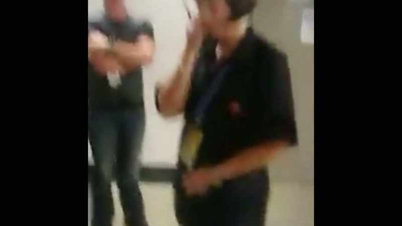 My new job, I gave backstage tours