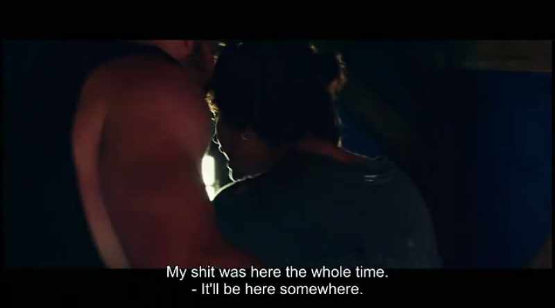 My shit was there. - Then she is somewhere