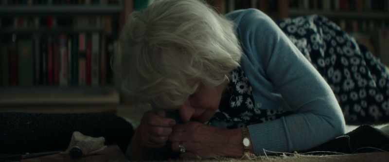 My silver locket with your hair in it