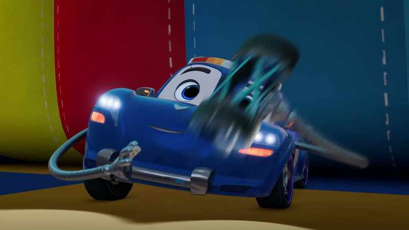 My spike strip usually pops bad guys' tires