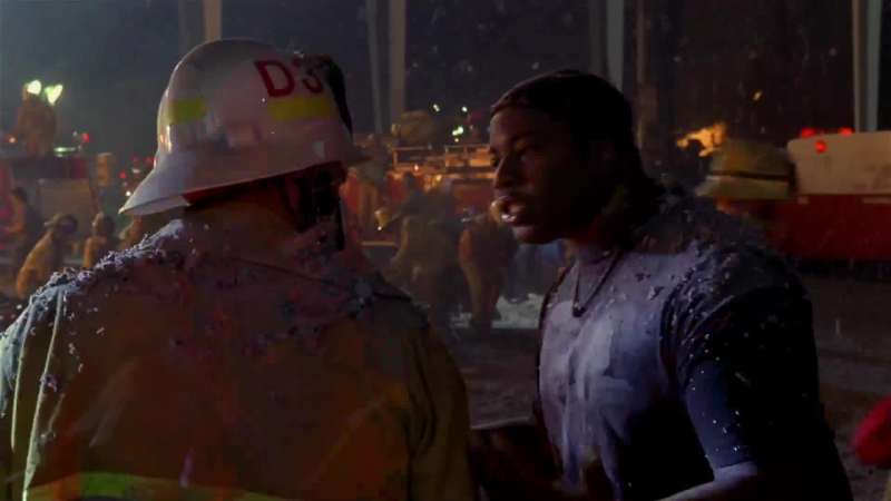 My street's on fire You got to get some trucks down there