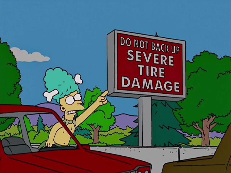 My tires have been severely damaged!