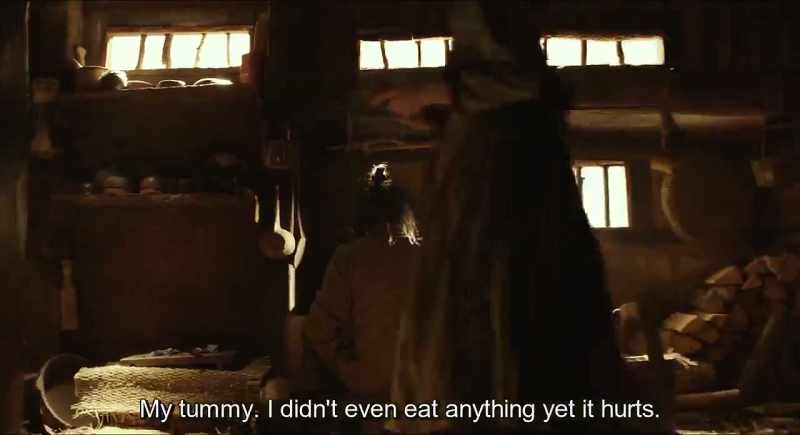 My tummy. I didn't even eat anything yet it hurts