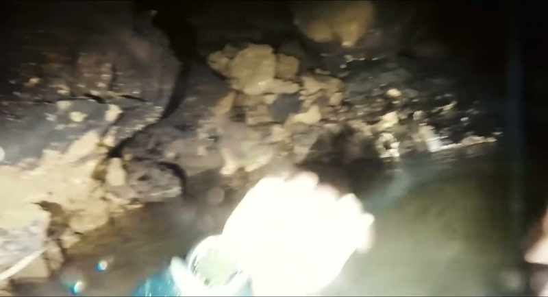 My watch had broken against the rocks