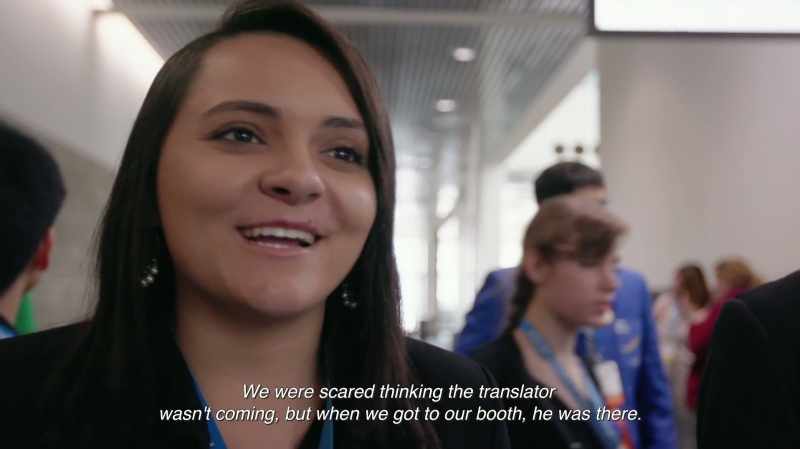 MYELLA: We were scared thinking the translator wasn't coming