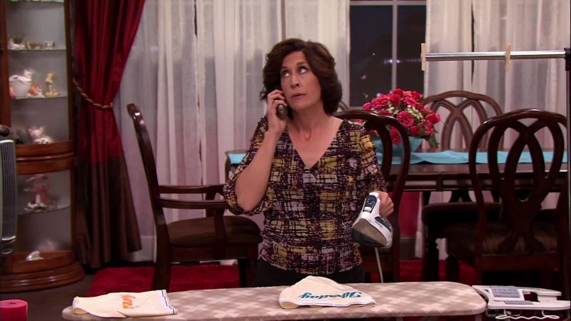 Nah, I'm just ironing Freddie's underwear