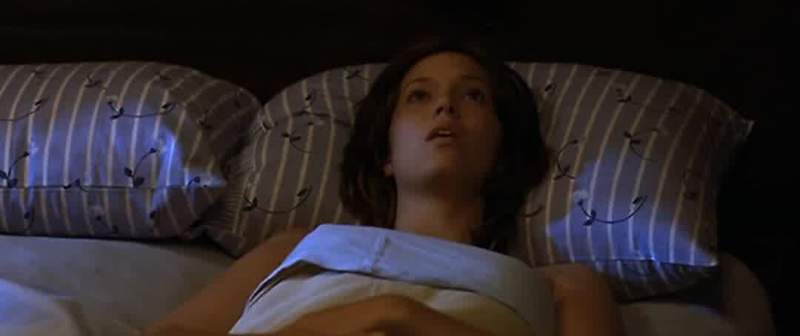 Naked virgin safely in bed