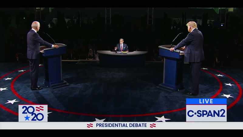 [narrator] A key moment comes when Trump is asked