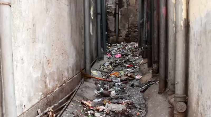 [narrator] A massive accumulation of sewage