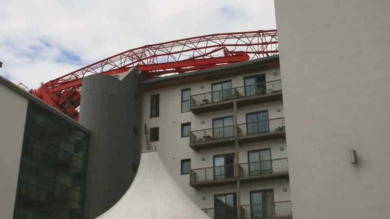 [narrator] A sudden crane collapse
