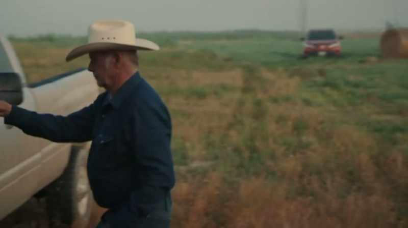 Narrator: ACROSS STATE LINES IN WYOMING