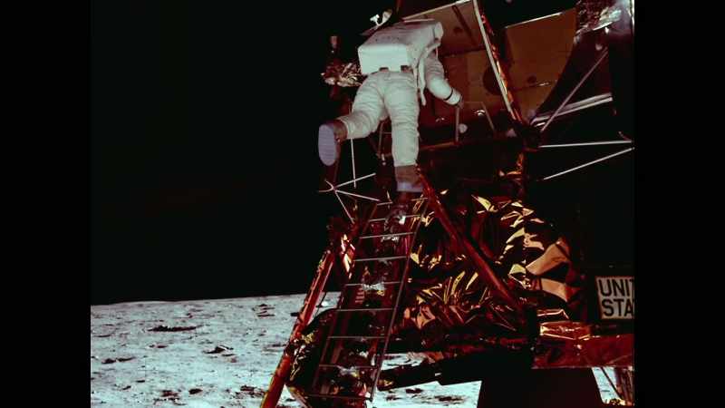 Narrator: Aldrin joins armstrong on the surface