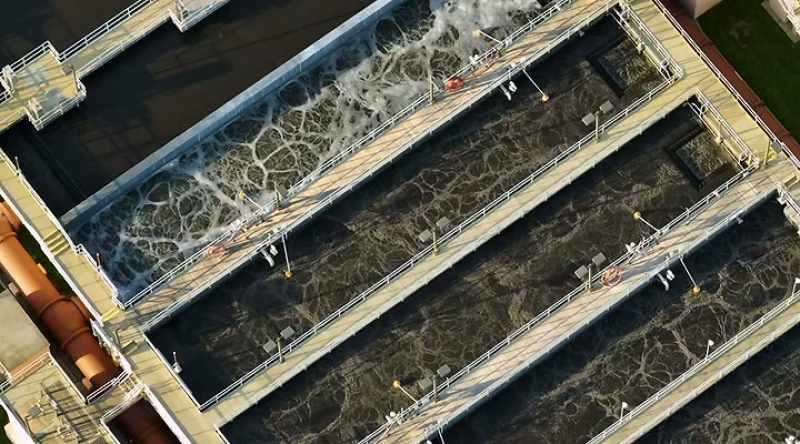 [narrator] America's sewage treatment plants process