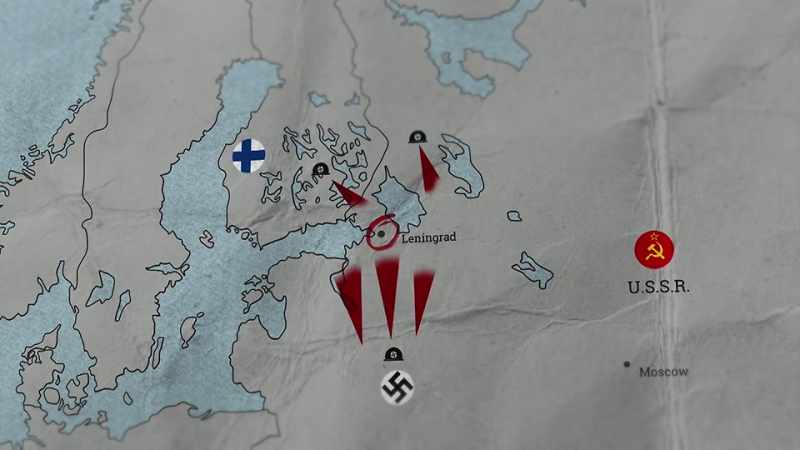 [narrator] As the Nazi forces advanced