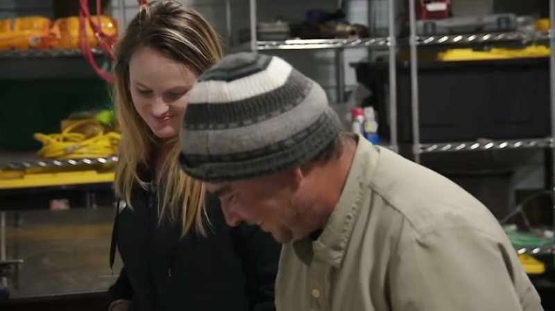 Narrator: BACK IN THE LAB, CHRIS AND KATIE ARE GATHERING DATA