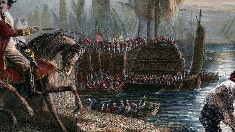 Narrator: By now, hundreds of British ships had arrived