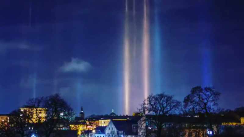 Narrator: COMING UP, GHOSTLY BEAMS OF LIGHT