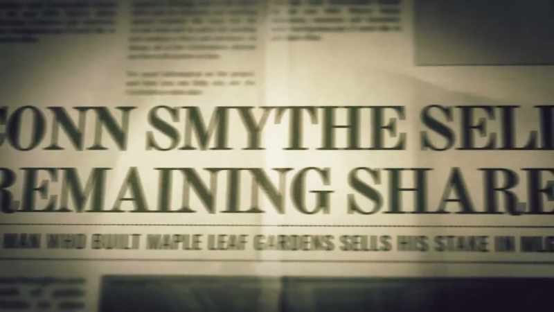 [narrator] Conn Smythe, in protest