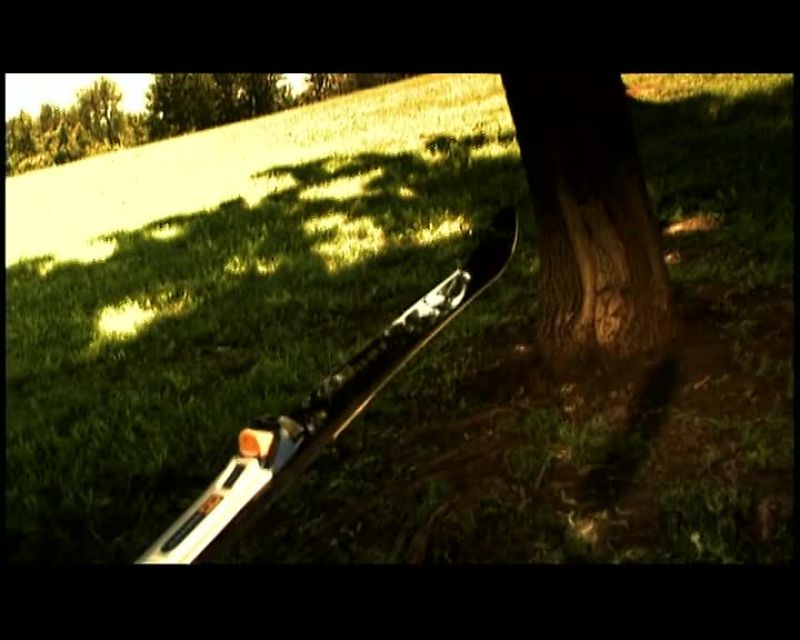 Narrator: CROSS-COUNTRY SKIS