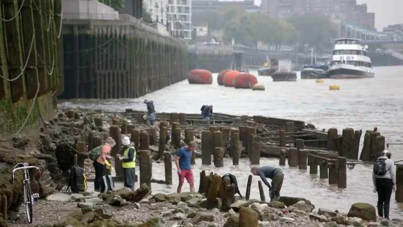 Narrator: Every low tide, dozens of beachcombers