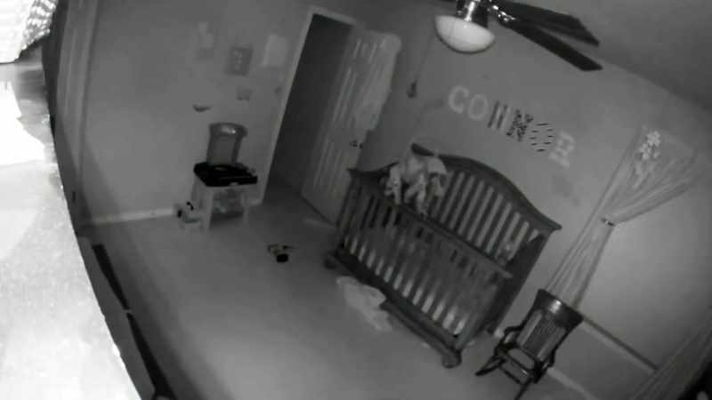 Narrator: EXPERTS ARE BAFFLED BY NANNY-CAM FOOTAGE