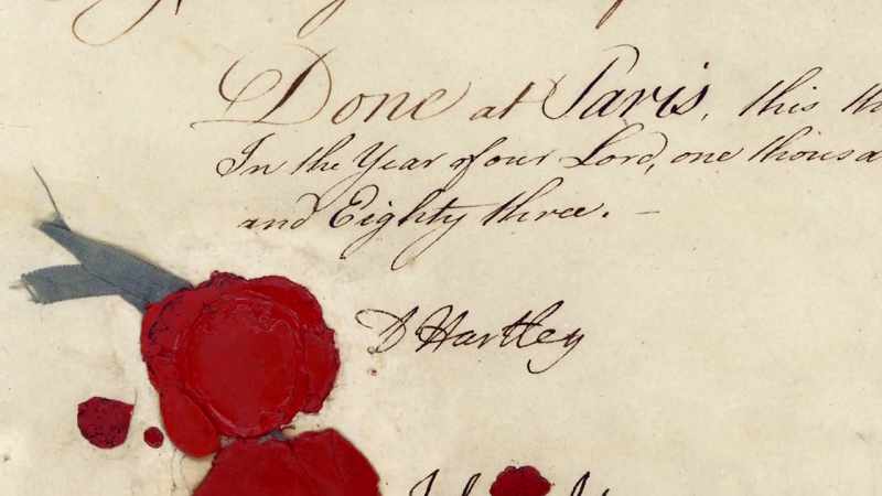Narrator: Finally, on September 3, 1783