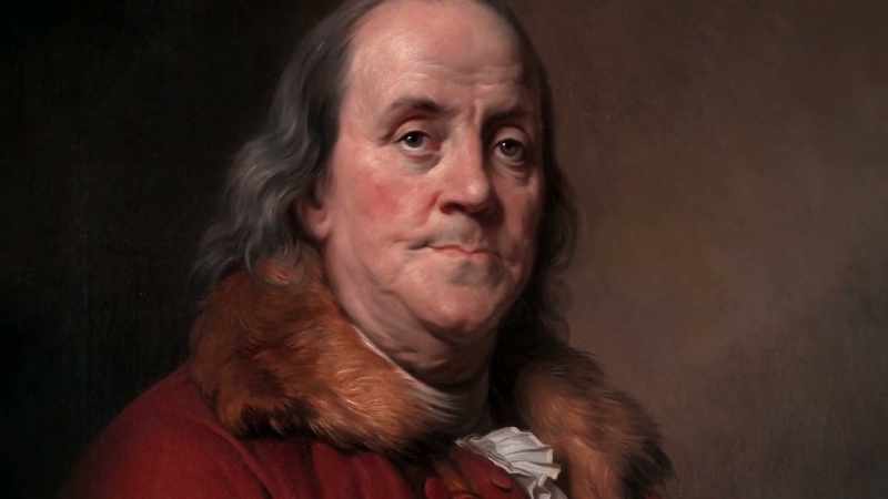 Narrator: For Franklin, his breach with England