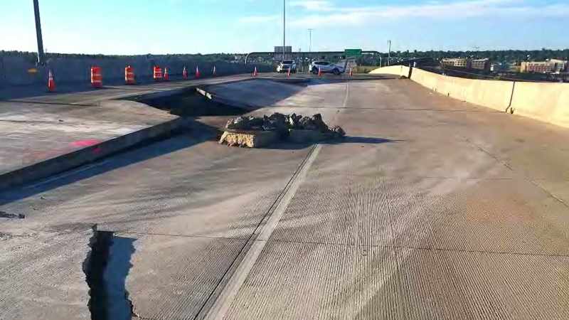 [narrator] For safety, the road was quickly shut down