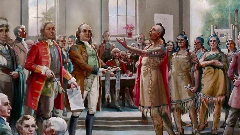 Narrator: Franklin urged his fellow delegates