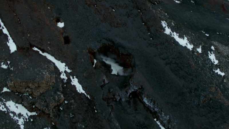 NARRATOR: From above, we can see the deep fissures