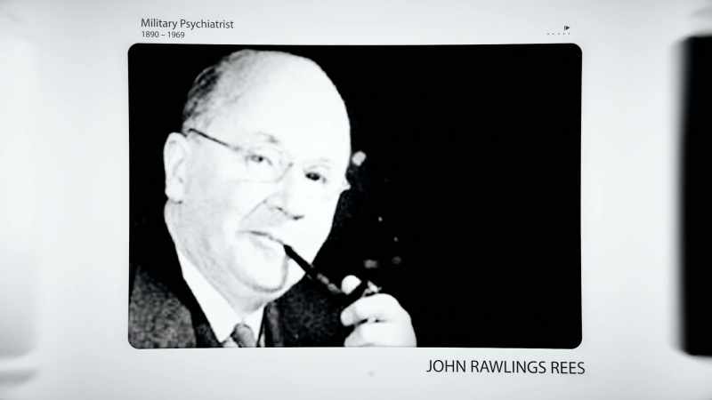 Narrator: Headed by John Rawlings Rees