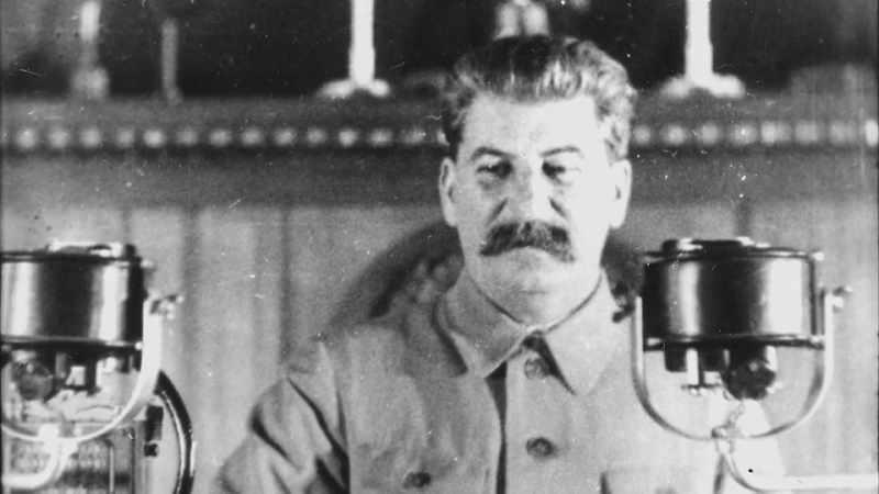 [narrator] However, when Stalin finally emerged