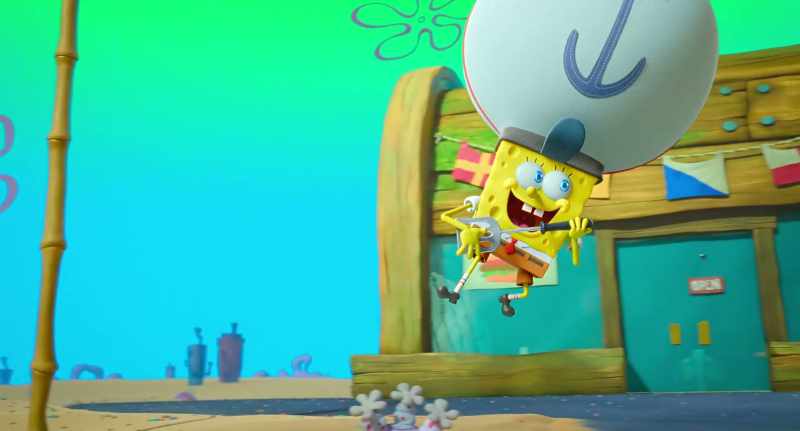 [narrator] ♪ It's another SpongeBob movie-- ♪