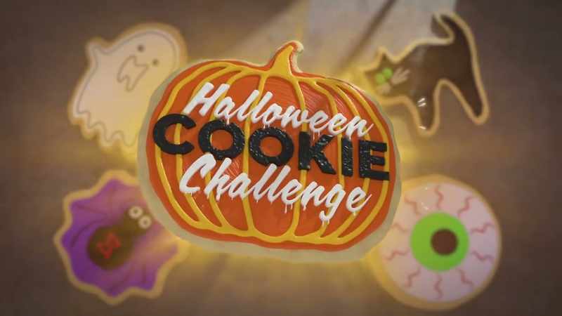 [narrator] It's the Halloween Cookie Challenge!