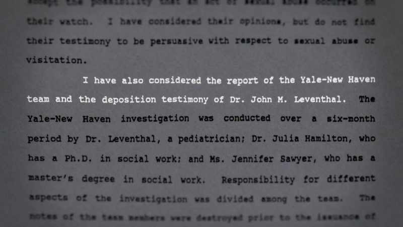 Narrator: Judge Wilk also addressed the findings