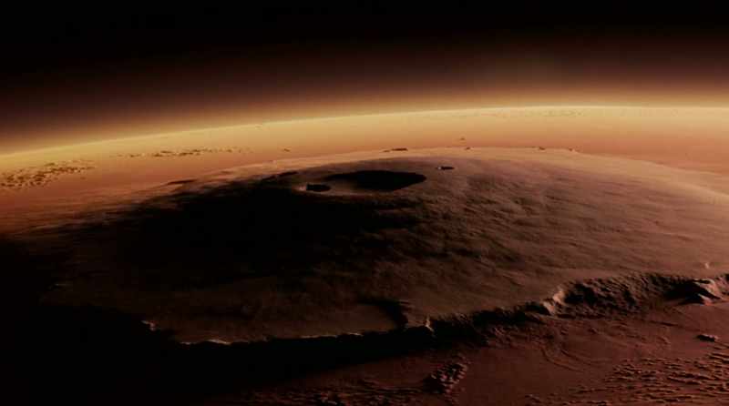 NARRATOR: Just over the horizon a feature so enormous