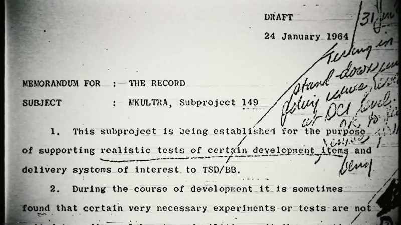 Narrator: MK Ultra had 149 subprojects