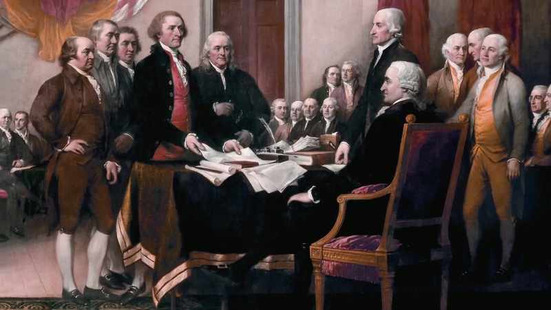 Narrator: On July 2, the Continental Congress
