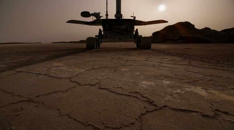 NARRATOR: Opportunity was safe on the ground