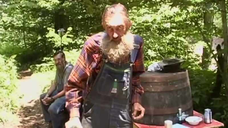[narrator] popcorn sutton's corn whiskey