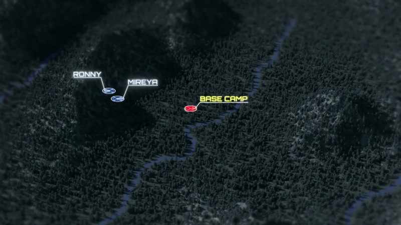 [narrator] Ronny and Mireya are a mile and a half from their base camp