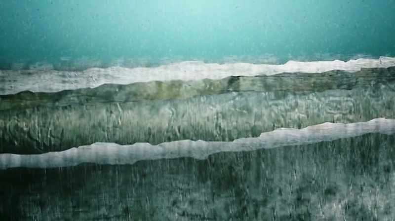Narrator: SEDIMENT CARRIED BY THESE RIVERS