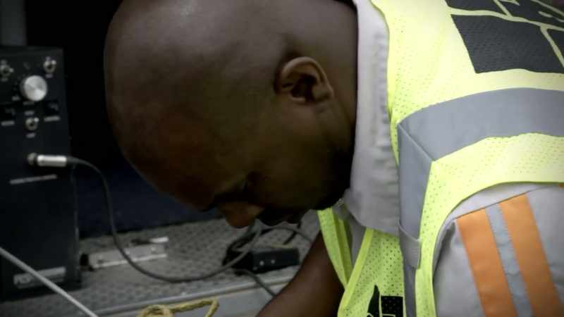Narrator: SEWER ENGINEER Q BROWN HAS OVER 5 YEARS' EXPERIENCE