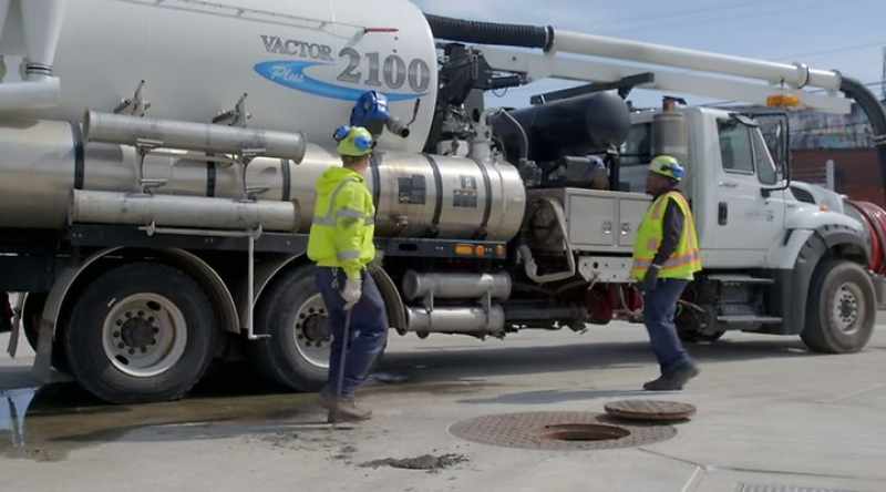 [narrator] Sometimes even sewer workers