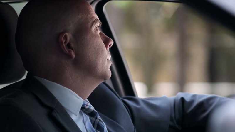 NARRATOR: The detectives waited outside his home