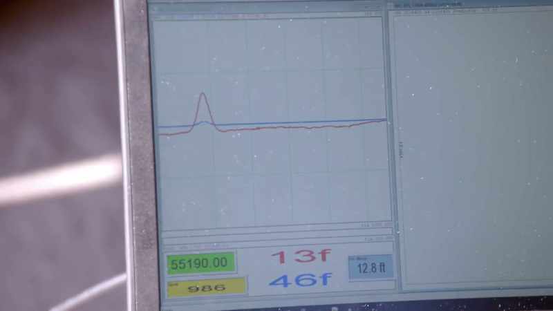 NARRATOR: The magnetometer data readout